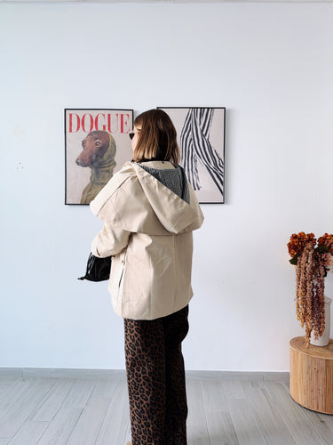 TRENCH CAPA BEIGE