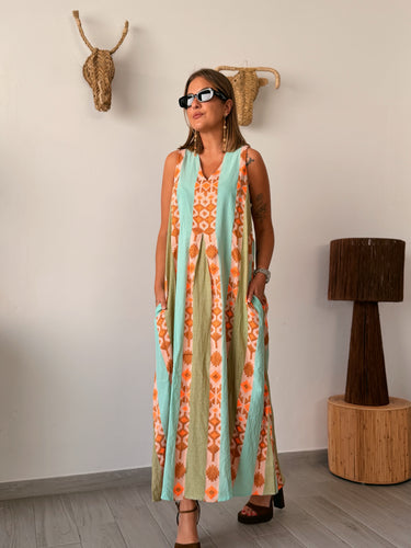 Vestido KALAMI flúor