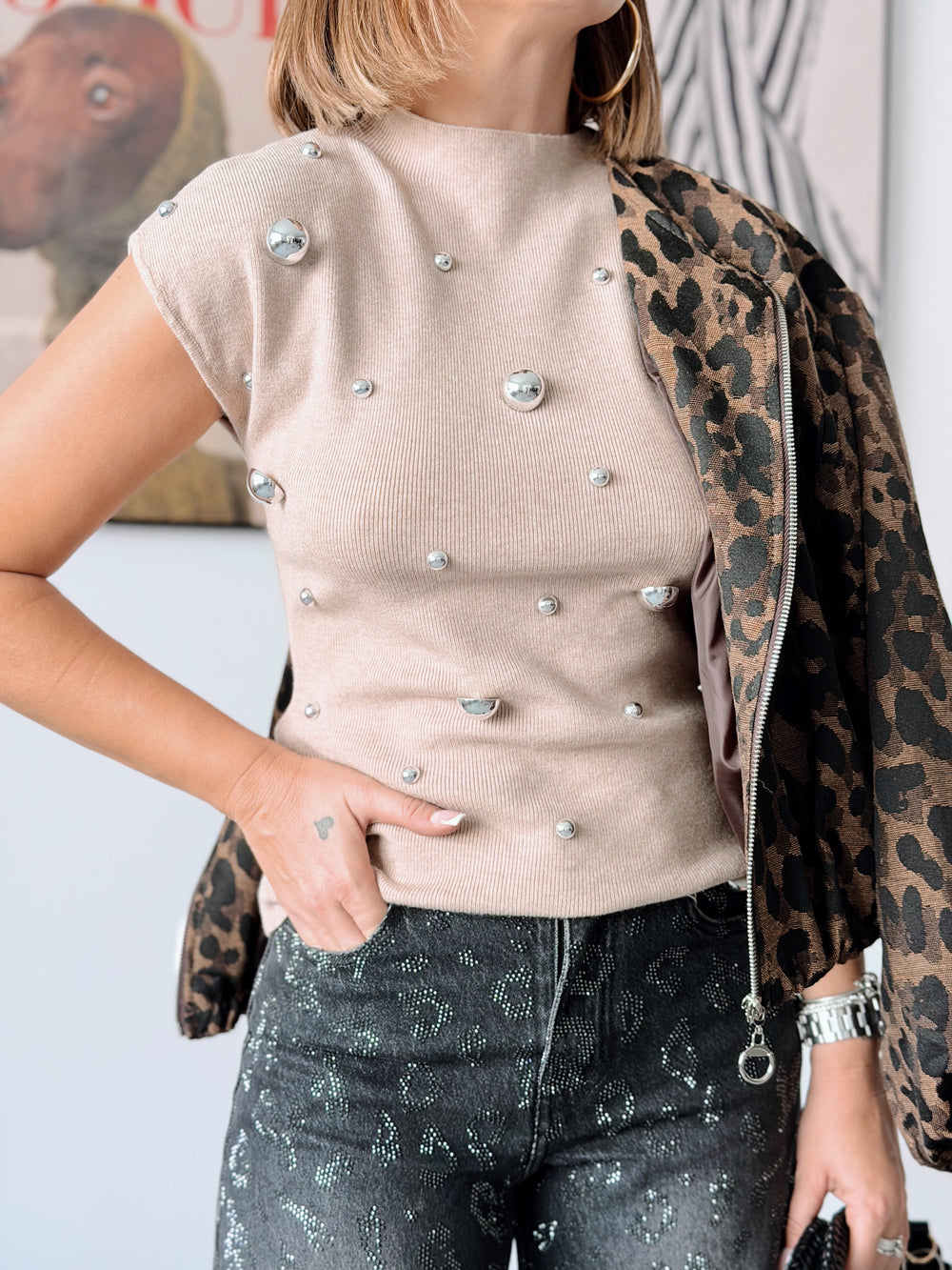 Top punto camel