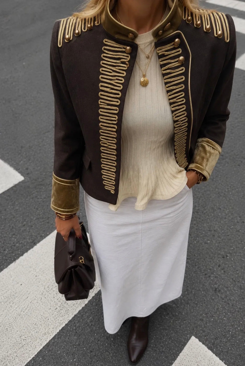 Chaqueta NAPOLEÓN marrón