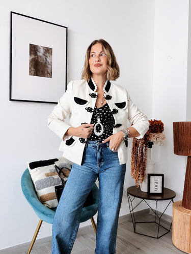Chaqueta PISPINNA crema