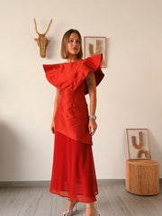 Vestido CAPRI asimétrico