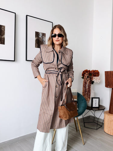 Trench VICHY perfilado