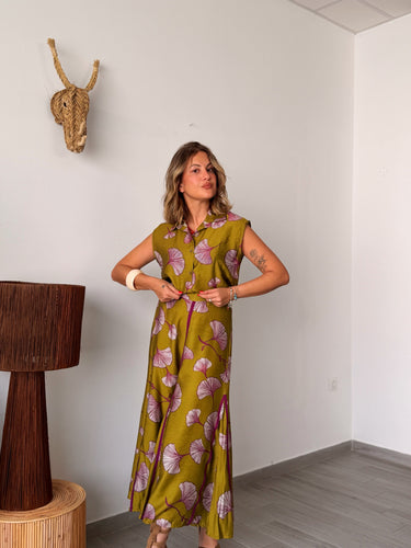 Conjunto verde OSIRA estampado