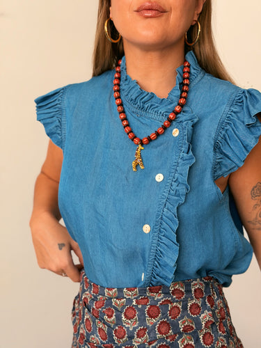 Camisa CINDY efecto vaquero