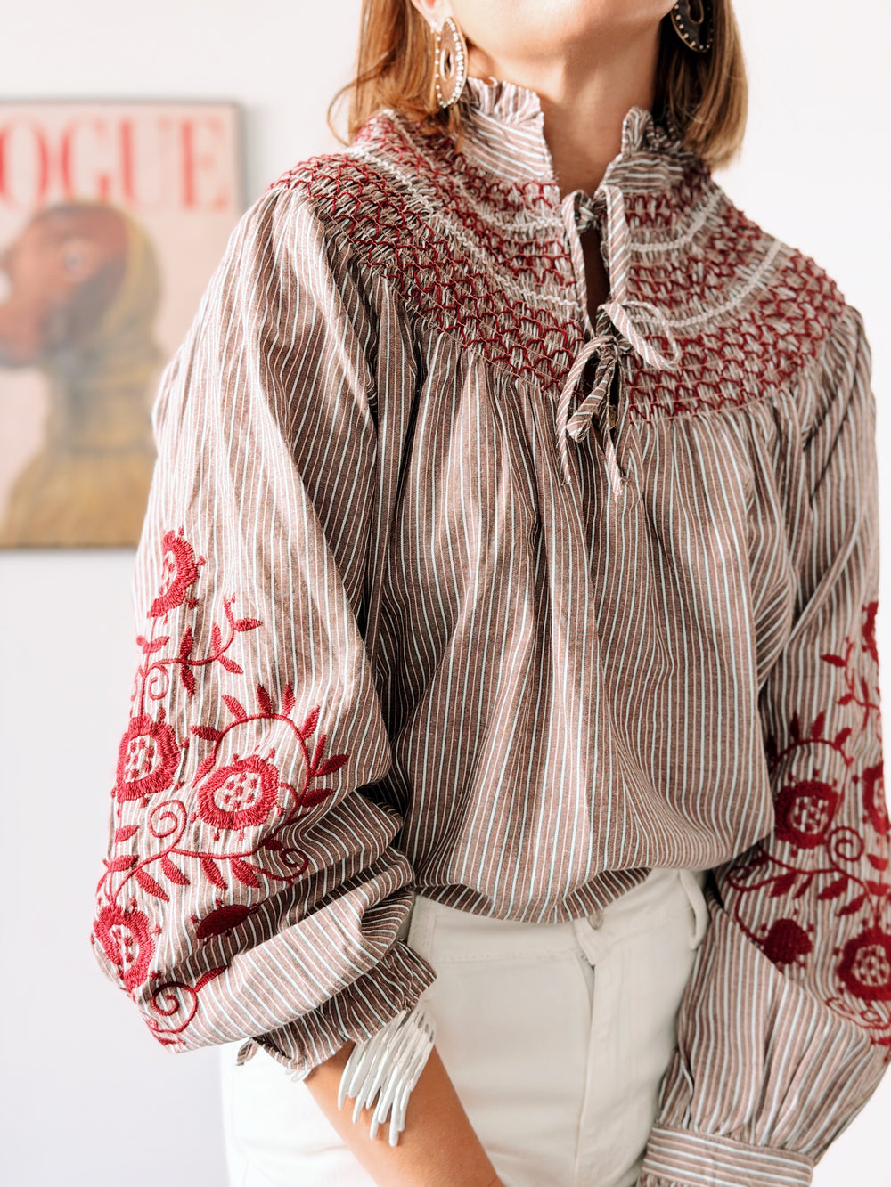Blusa CLAUDIE bordada