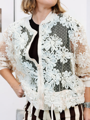 Bomber plumeti beige