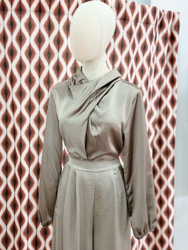 Blusa seda topo