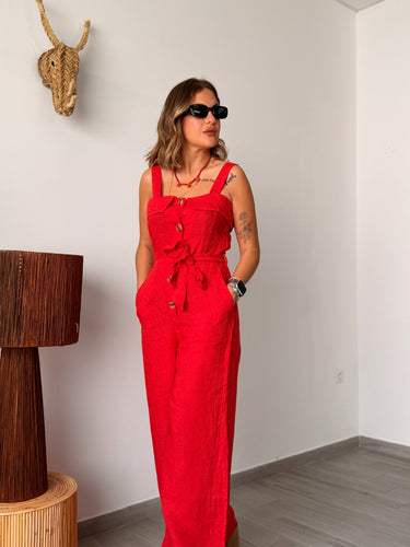 Mono COMFET lino rojo