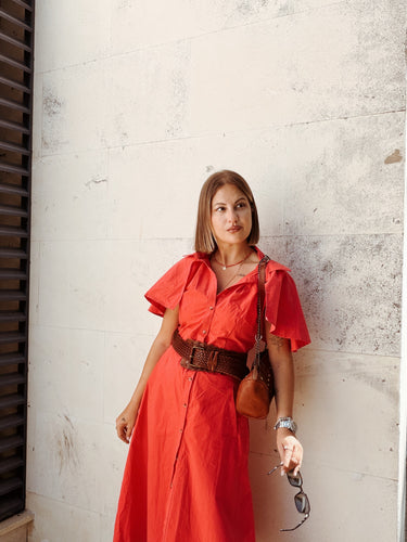 Vestido rojo CHICFY capa