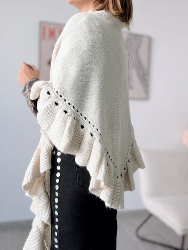 Capa lana beige COSS volante