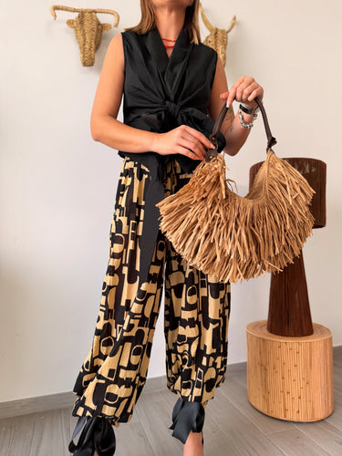 Top lazo COCCO negro