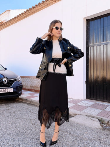 Falda RYNOWA negra