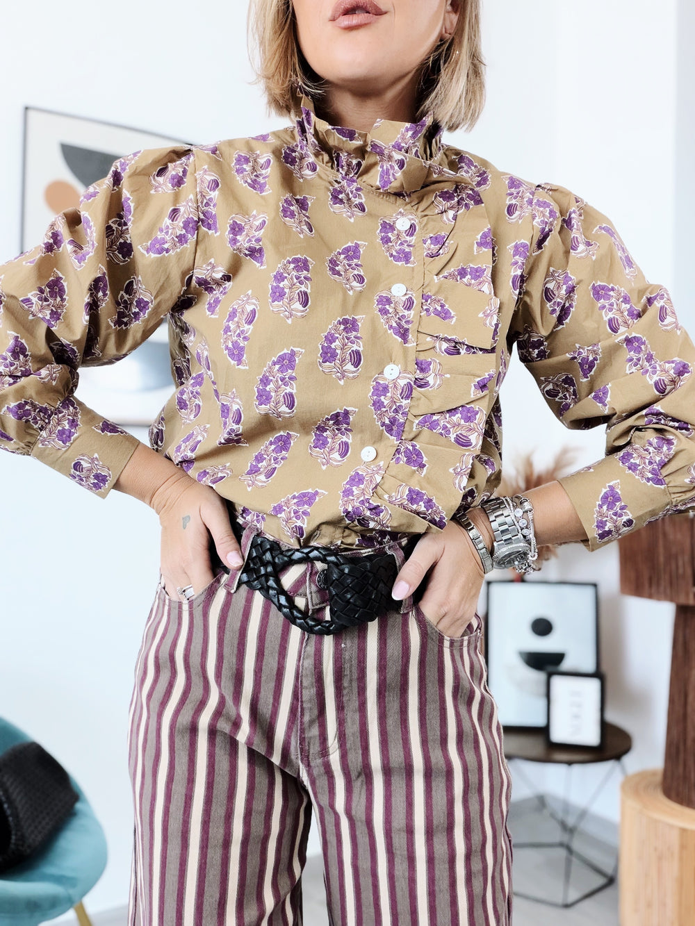 Blusa QUINOA caqui