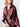 Camisa oversized satén vino