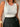 Top strass blanco