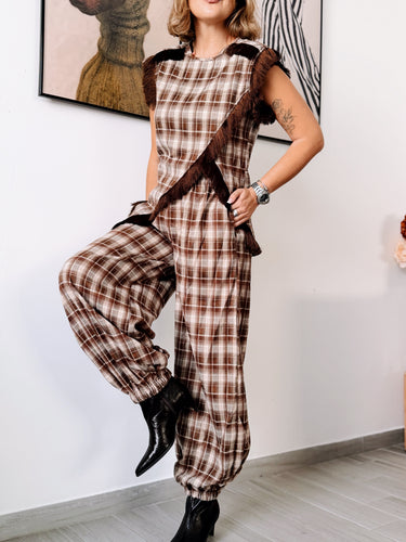 Conjunto Gales marrón