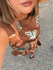 Blusa SAPHARI estampada