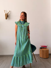 Vestido VICHYLOVER verde