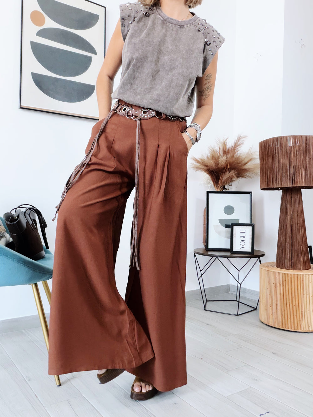 Pantalón TUARET teja