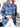 Chaqueta cruzada CORINA azul