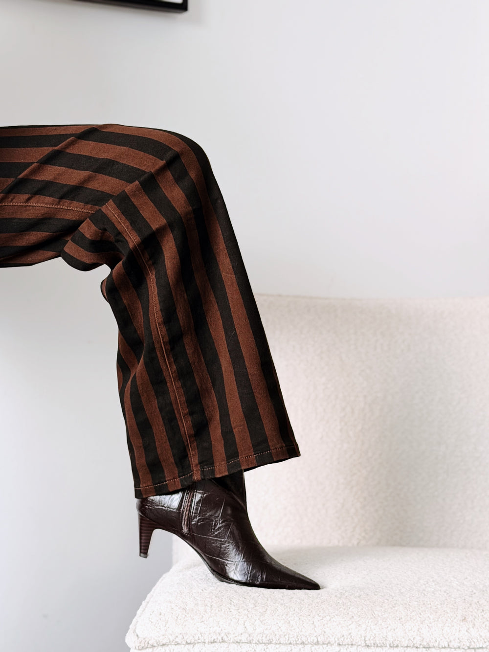 Denim stripe chocolate