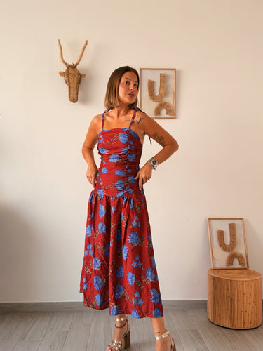 Vestido OLIVIA Burdeos
