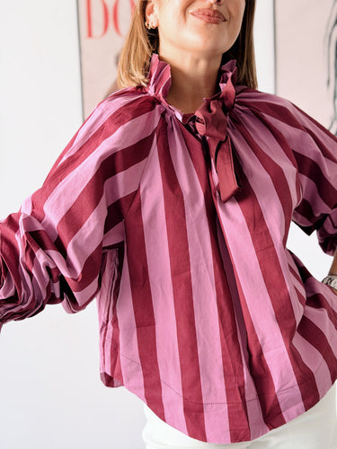 BLUSA MARGARET BURDEOS