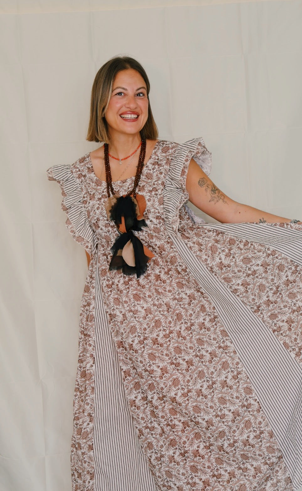 Vestido COSS marrón