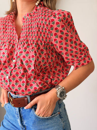 Blusa india rosa