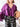 Blusa gasa volantes buganvilla
