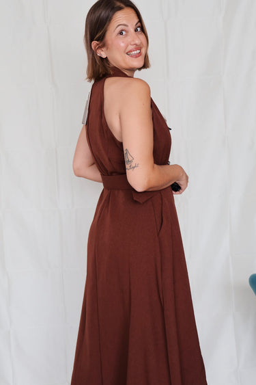 Vestido ULURU chocolate