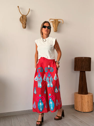 Pantalón KALAMIRUMI rojo