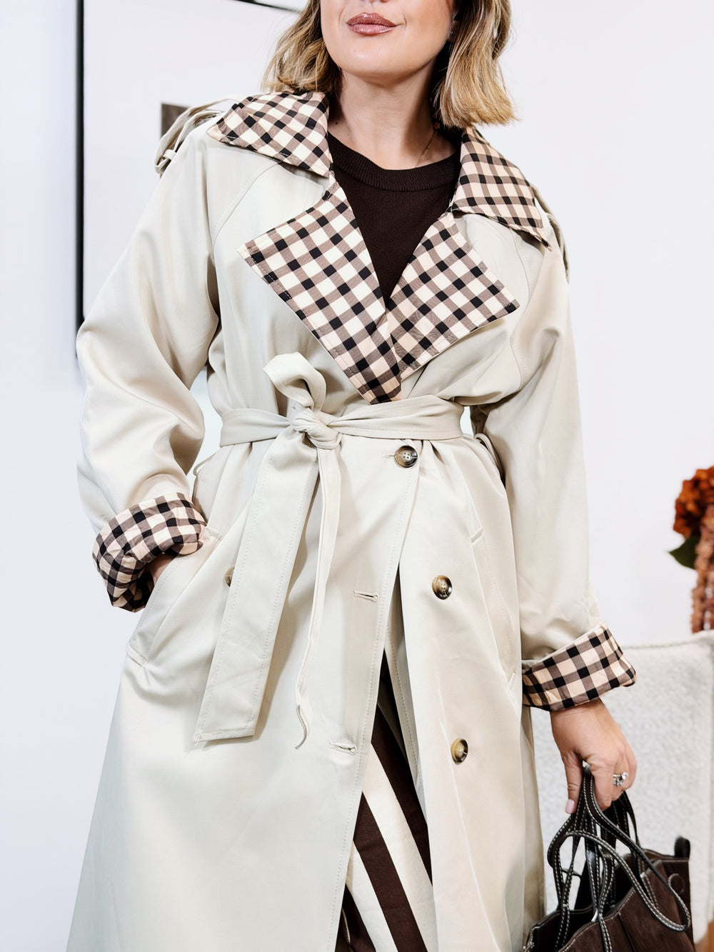 Trench VICHY beige
