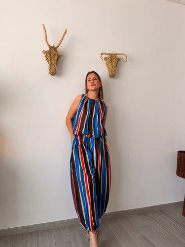 Pantalón baloon rayas