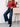 Denim tintada oscura lazo
