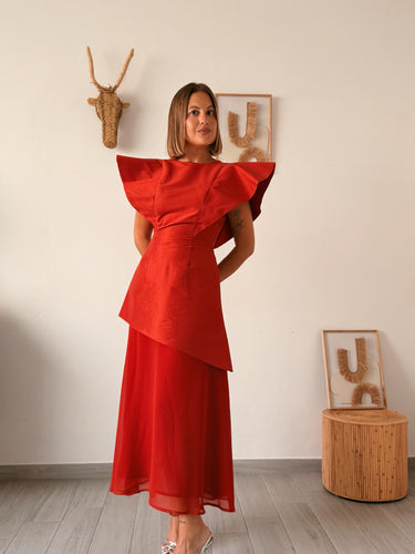 Vestido CAPRI asimétrico