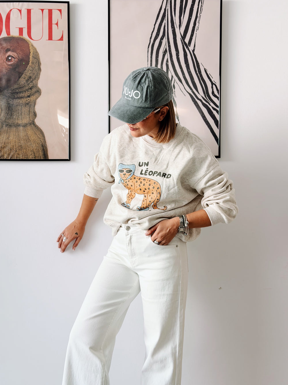 Sudadera TRÉS CHIC gris