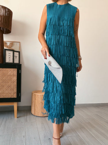 Vestido flecos VANITTY