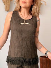 Collar búfalo artesanal