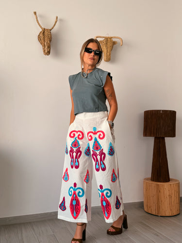 Pantalón KALAMIRUMI blanco