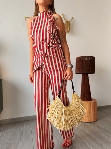 Set rayas PERINNA rojo