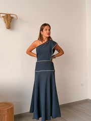 Vestido MAREA azul