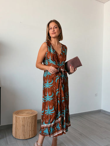 Vestido MINERVA marrón