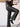 Denim negro botones