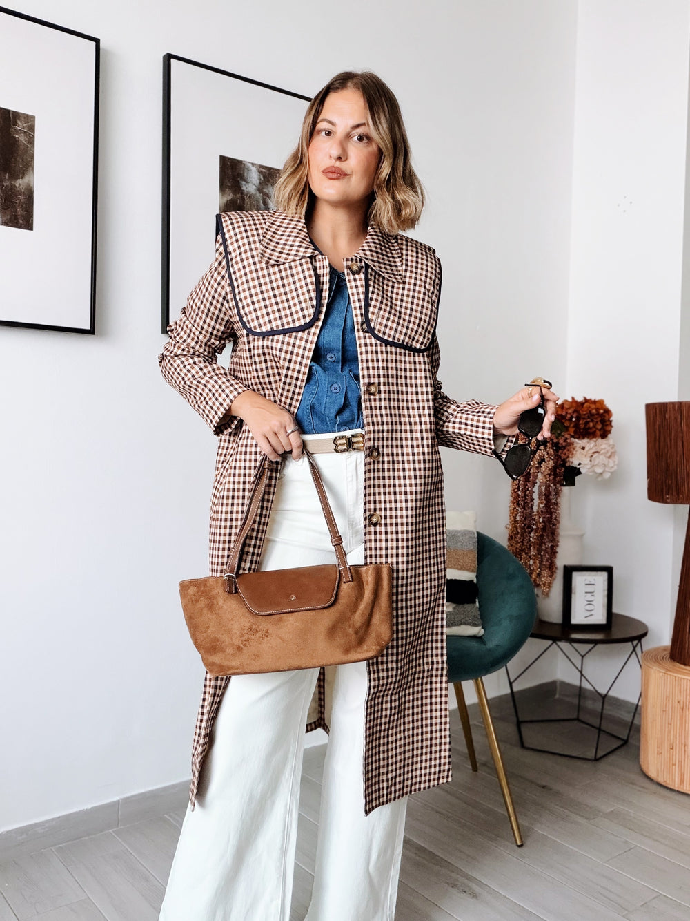 Trench VICHY perfilado