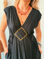 Vestido MORPHEO indio negro