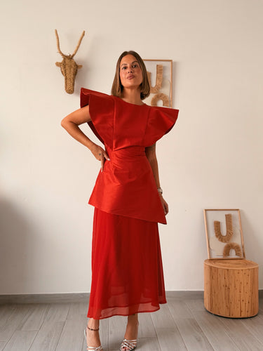 Vestido CAPRI asimétrico