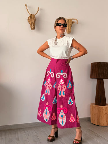 Pantalón KALAMIRUMI buganvilla