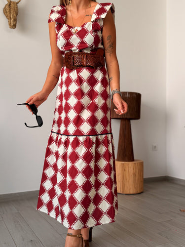 Vestido RAS Burdeos